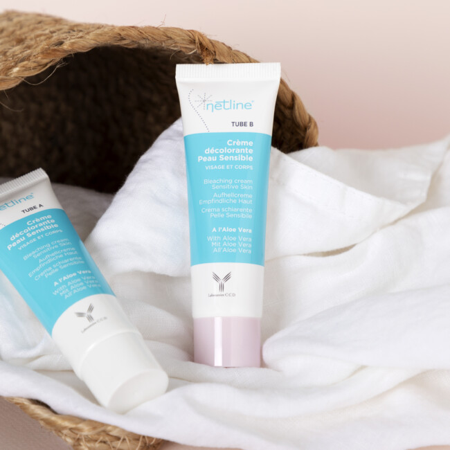 Face and body Hair Bleaching Cream for Sensitive Skin Netline CCD Laboratory